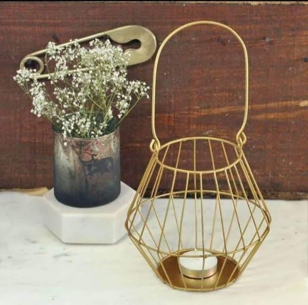 AL2049 Iron Wire T-Light Candle Holder