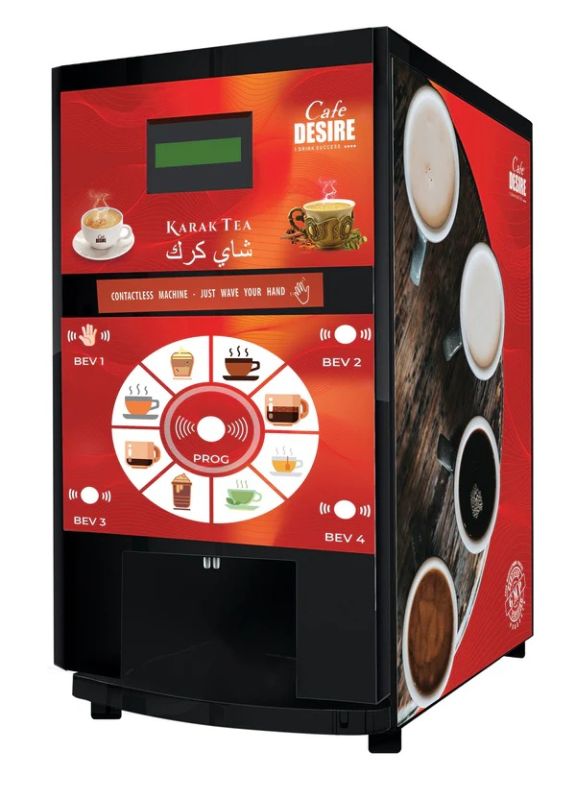 Touchless Coffee Tea Vending Machine