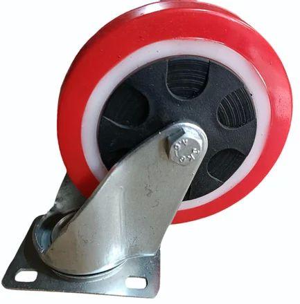 Single Ball Bearing PU Caster Wheel