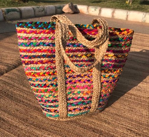 Easy handmade ladies purse | DIY handbag from jute and wool - YouTube