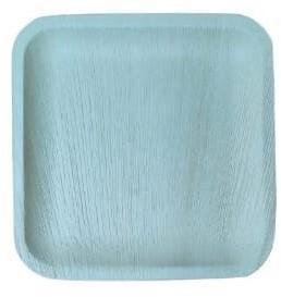 10 Inch Square Shallow Areca Leaf Plate