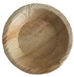 5 Inch Round Deep Areca Leaf Plate