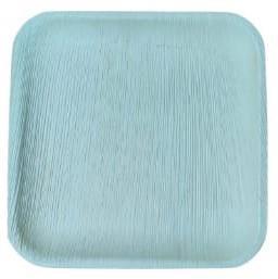 6 Inch Square Shallow Areca Leaf Plate