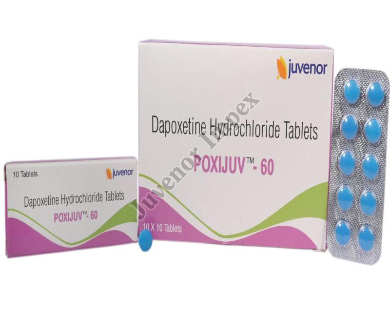 Dapoxetine Hydrochloride 60mg Tablets