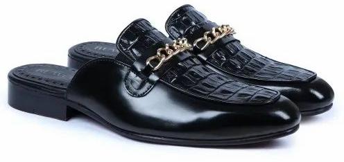 Mens Leather Half Shoes