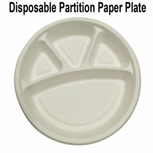 Disposable Partition Paper Plate