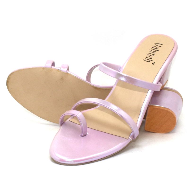 Ladies Pink Heel Sandal