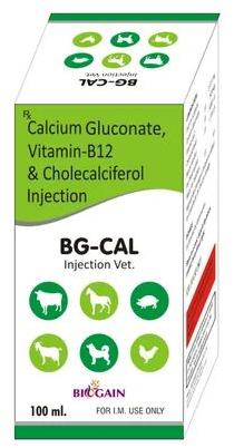 Calcium Gluconate Vitamin B 12 & Cholecalciferol Injection