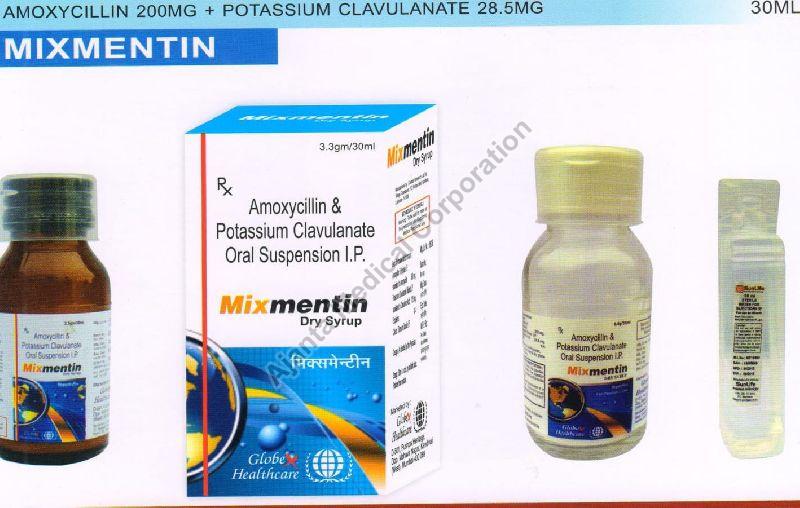 MIXMENTINE DRY SYRUP W.F.I 3.3GM/30ML