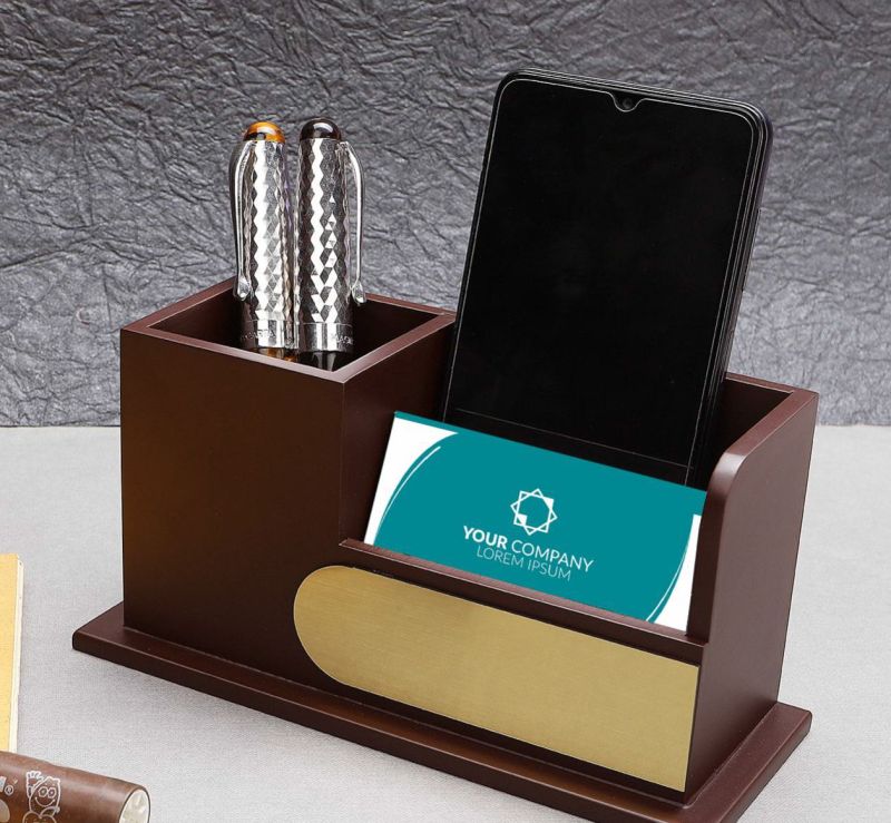 WD-09 Desktop Wooden Pen Holder