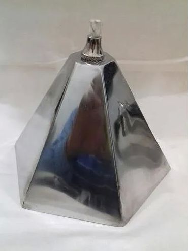 Stainless Steel Table Top Pyramid Oil Torch