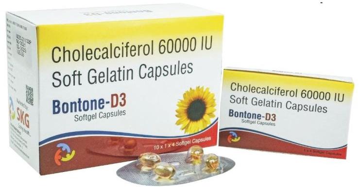 Bontone-D3 Soft Gelatin Capsules