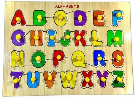 Wooden Alphabet Tray Puzzle