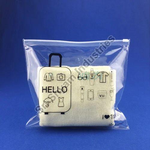 PVC Sliding Zipper Bag