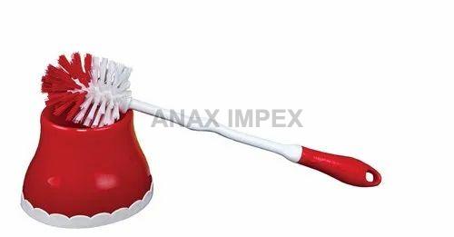 Round Toilet Brush With Container
