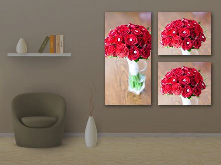 3 Panel Display Wall Display Canvas Print