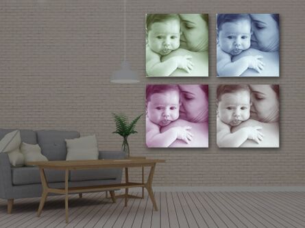4 Panel Display Wall Display Canvas Print
