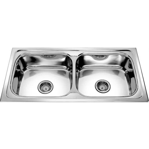 45 X 20 X 9 Inch Double Bowl Kitchen Sink