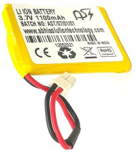 3.7V 1100mAh Lithium Ion Battery