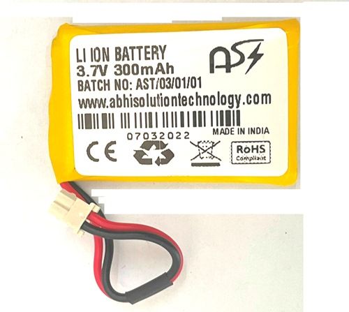 3.7V 300mAh Lithium Ion Battery