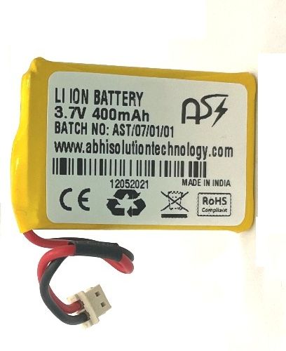 3.7V 400mAh Lithium Ion Battery