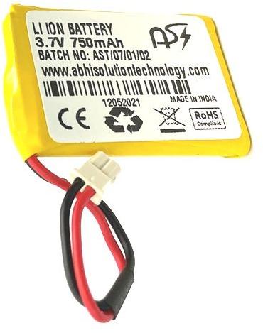 3.7V 750mAh Lithium Ion Battery