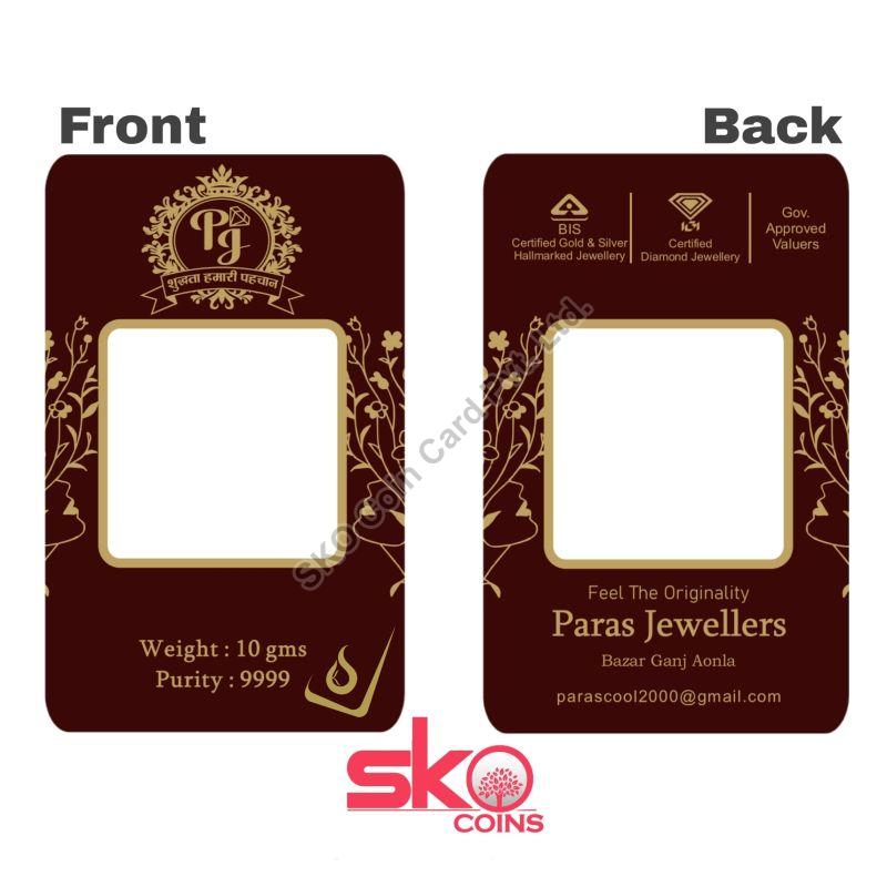 Square Shape Coin Card