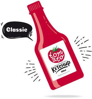Ketchup Bottle Labels