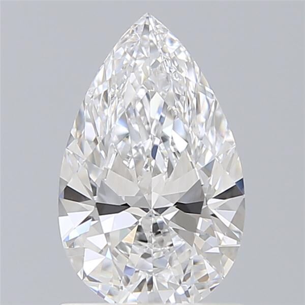 Pear Shaped 1.11ct D VVS2 IGI Certified Lab Grown HPHT Diamond