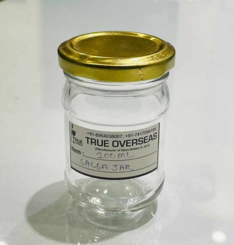 100 ml Round Glass Jar