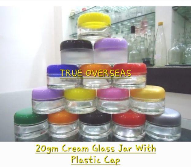 Glass Cream Jar