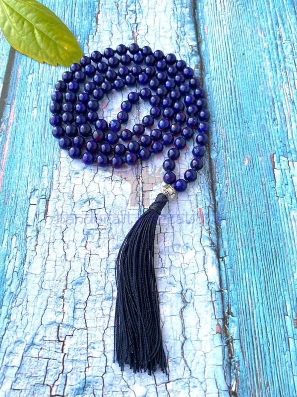 TURQUOISE HOWLITE & LAPIS Lazuli Mala Beads
