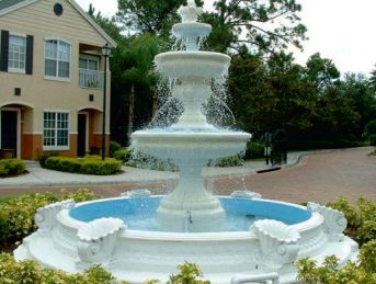 Center Garden Stone Fountain
