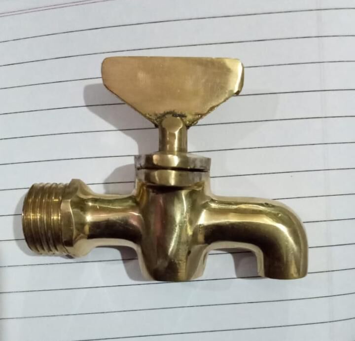 Golden Brass Locking Taper Cock