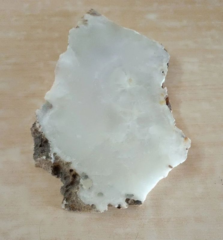 Decorative White Salted Agate Platter