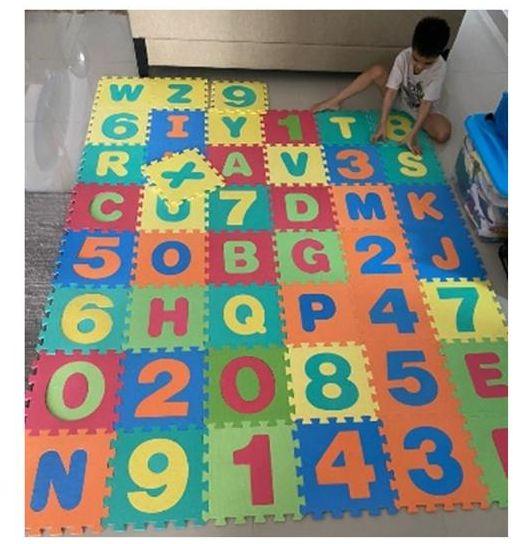 Multicolor Educational Floor Mat