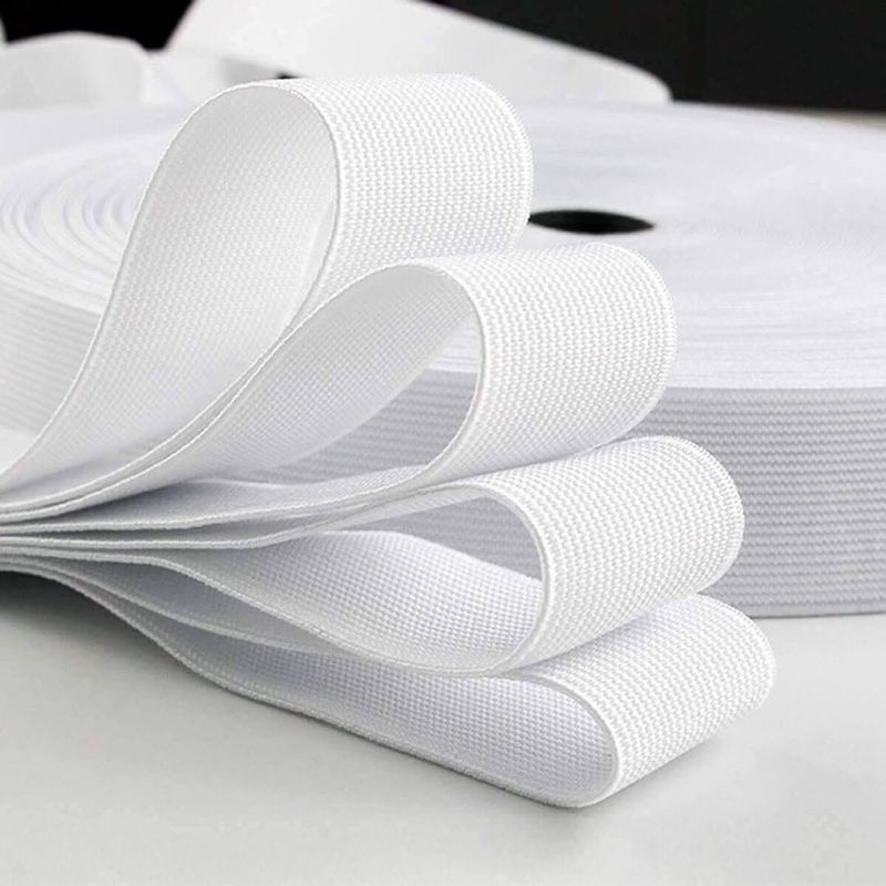 White Knitted Elastic Tape