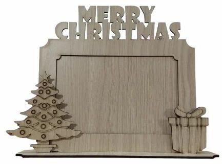 Merry Christmas MDF Photo Frame