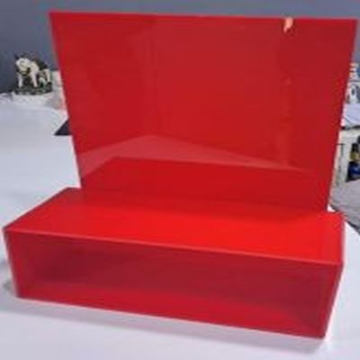 Red Acrylic Box