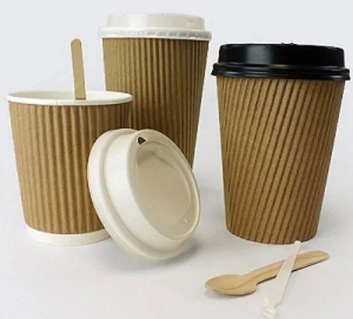 Ripple Paper Cup With Lid