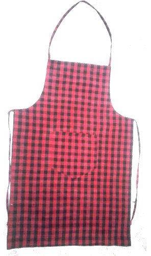 Red Checked Kitchen Apron