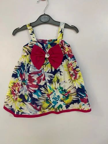 Multicolor Girls Kids Frock