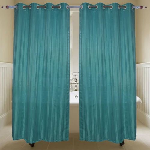 Cotton Blue Plain Hospital Curtain