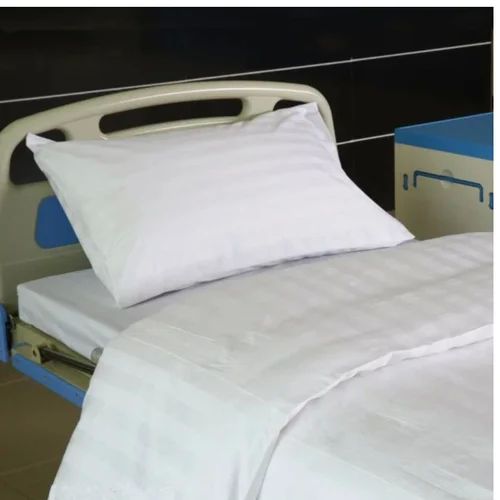 White Polyester Hospital Bed Pillow