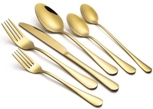 Dawn Gold Stainless Steel Cutlery Set