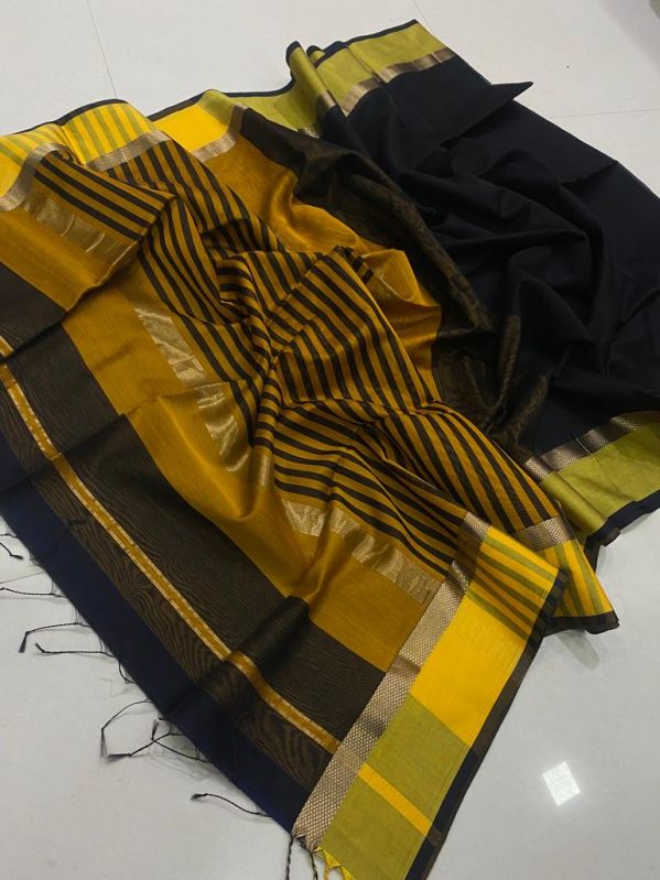 Buy Bengal Cotton Silk Pure Handloom Saree Online at Best Price