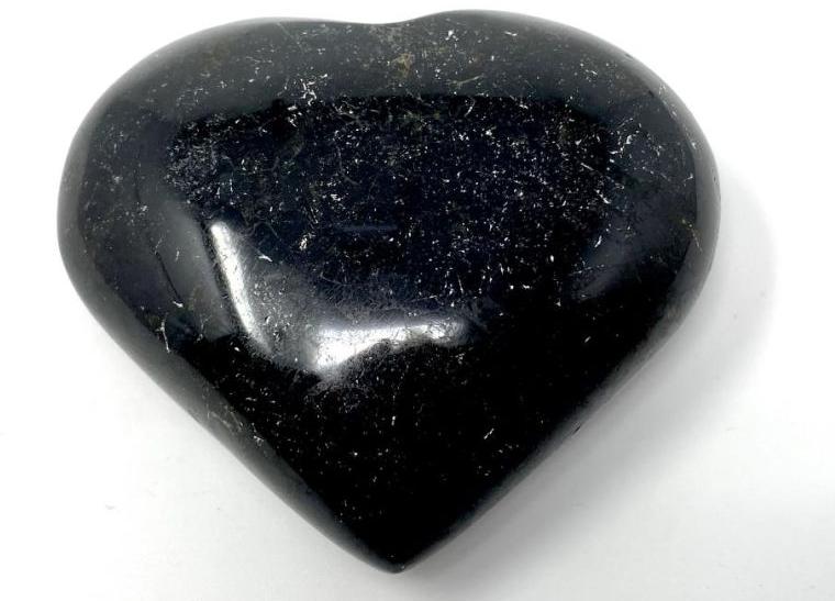 Black Tourmaline Heart Stone