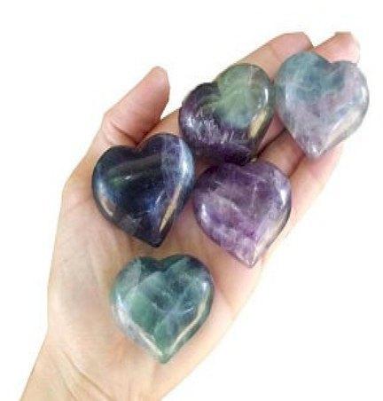 Fluorite Heart Stone