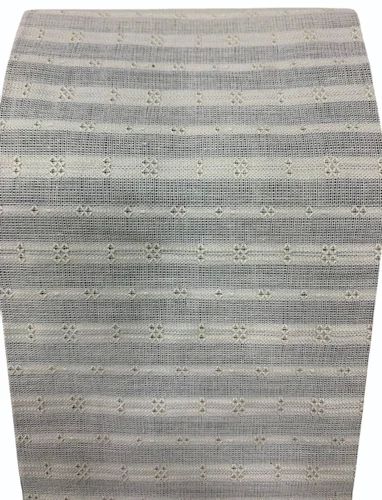 Cotton Dobby: Grey, Dressmaking Fabric