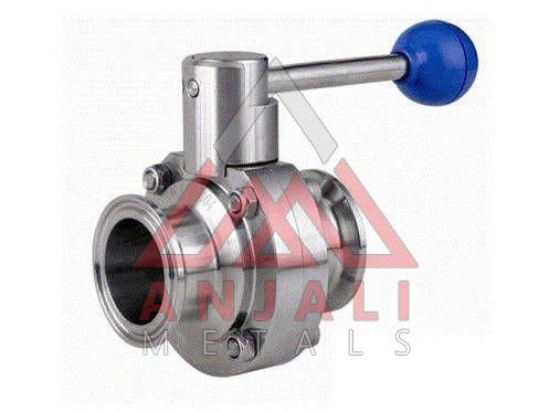 SMS Union End Butterfly Valve